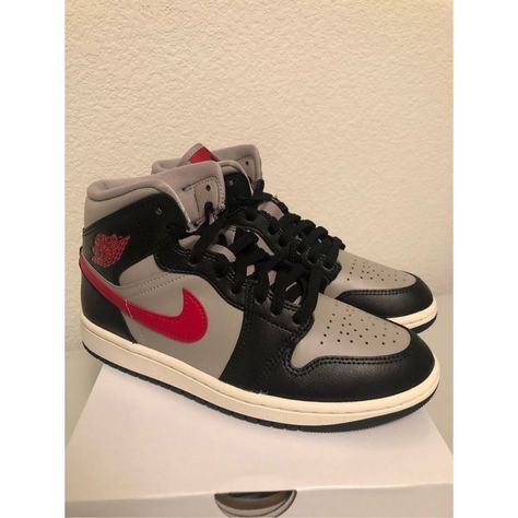 Air Jordan 1 Mid Women’s Size 7 Color: Black/ Gym Red/ College Grey Brand New In Box Jordan 1 Low Grey, Air Jordan 1 Mid Women, Jordan 1 Low Shadow, Jordan 1 Mid Women, Pink Basketball Shoes, Red College, Nike Jordan 1 Low, Teal Sneakers, Pink Basketball