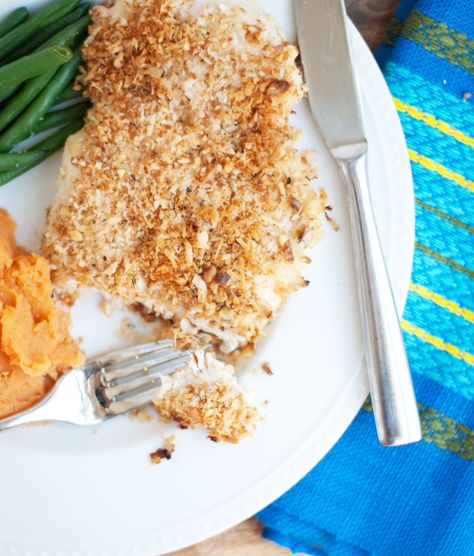 Hazelnut, Panko and Parmesan Crusted Chicken | Hottie Biscotti Eating Better, Parmesan Crusted Chicken, Parmesan Crusted, Crusted Chicken, Sunday Dinner, Fall Back, Old Recipes, Better Half, Chicken Dishes