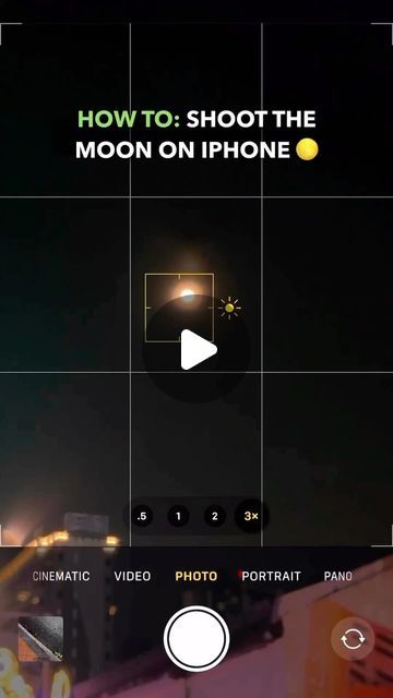 ɪɴꜱᴛᴀ ᴘʜᴏᴛᴏɢʀᴀᴘʜʏ ʀᴇᴇʟꜱ™ |1ᴍ on Instagram: "Here’s how you can shoot the moon on your iPhone! 🌕📲 By @andyyongfilms 🎥

- I’m using a 14 pro max in this video

- Photo at the end is a screen grab from the recorded video

- There is sharpening and editing applied in Lightroom 

Send this to someone who should try it out! 📸
.
#mobilephotography #moon #iphone #phototips" Moon Photography Settings Iphone, How To Take Pic Of Moon On Iphone, Iphone Moon Photography, How To Take Pictures Of The Moon Iphone, Moon Pictures Iphone, How To Take A Picture Of The Moon, How To Edit Photos On Iphone, Moon Photography Settings, Photographing The Moon