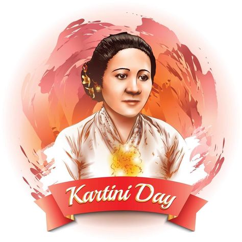 Kartini Day, Ra Kartini, Portrait Concept, Vector Art Design, Funny Cartoon Quotes, Cartoon Quotes, Clay Art Projects, London Eye, Aesthetic Themes