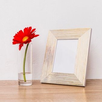 Photo Frame On Table, Frame On Table, Table Photo Frame, Blank Photo Frame, Macro Photography Abstract, Butterfly Cutout, White Marble Background, Glass Photo Frames, Blank Photo