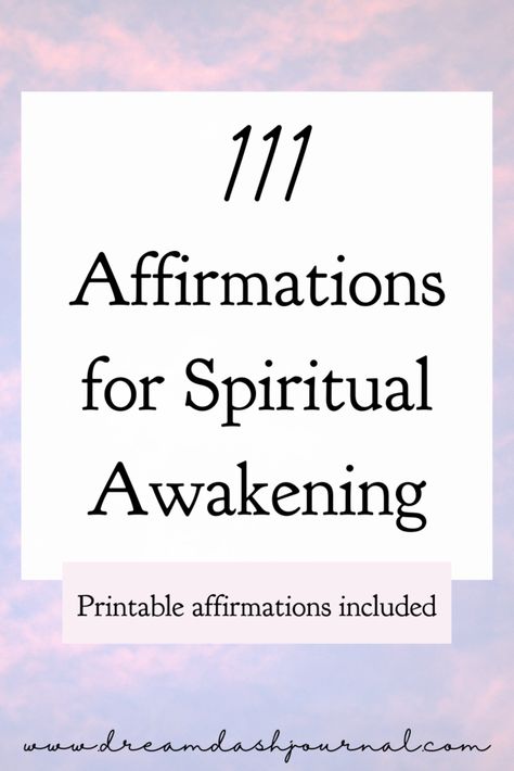 spiritual affirmations Spiritual Growth Affirmations, Spiritual Awakening Journal Prompts, Spiritual Affirmations Universe, Spiritual Affirmations For Women, Printable Affirmations, Prompt Ideas, Spiritual Affirmations, Spiritual Sayings, Spiritual Awakening Quotes