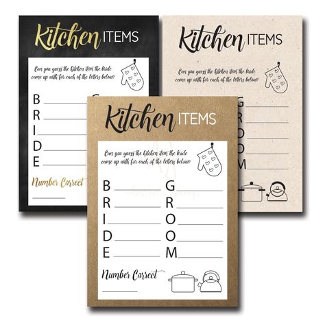 The Best Themed Bridal Shower Ideas with Matching Games - Aesthetic Journeys Designs Luau Bridal Shower, Kitchen Bridal Shower, Games Aesthetic, Kitchen Theme, Flower Girl Card, Fun Bridal Shower Games, Kitchen Words, Bridal Games, Themed Bridal Shower