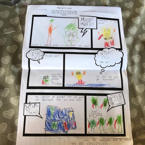 Elizabeth Jobson on Instagram: “I am so UNBELIEVABLY proud of my class this week. They have really been hooked on Supertato and we created our own comic strips. Monday we…” Supertato Activities, Year 2 Classroom, Eyfs Classroom, People Who Help Us, My Class, Year 2, Reception Ideas, Proud Of Me, School Stuff