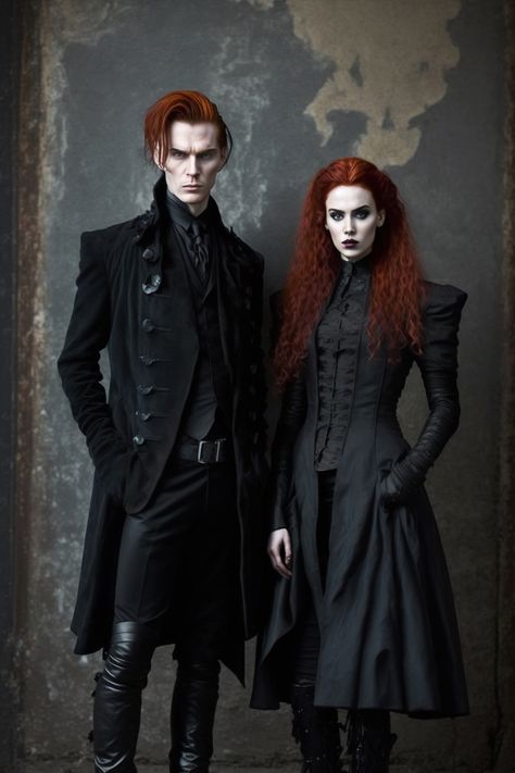 Vampire Men Halloween, Men Vampire Outfit, Gothic Aesthetic Outfit Men, Vampire Goth Aesthetic Outfit, Men Vampire Costume, Vampire Cosplay Female, Mens Vampire Makeup, Vampiros Aesthetic, Vampire Couple Costumes