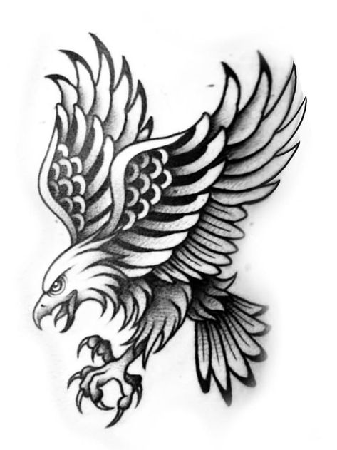 Eagle Tattoo Traditional, American Traditional Eagle Tattoo, American Traditional Eagle, Eagle Outline, Traditional Eagle, Traditional Eagle Tattoo, Traditional Tattoo Stencils, Mom Dad Tattoo Designs, Wolf Tattoo Sleeve