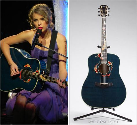 Taylor Swift Clothes, Taylor Swift Guitar, Speak Now World Tour, Speak Now Tour, Ts Speak Now, Swift Quotes, Taylor Swift Collection, Taylor Guitars, Taylor Guitar