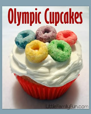 Olympic Cupcakes, Olympic Party Food, Olympic Snacks, Summer Olympics Party, Vbs Olympics, Olympic Food, Preschool Olympics, Family Olympics, Office Olympics