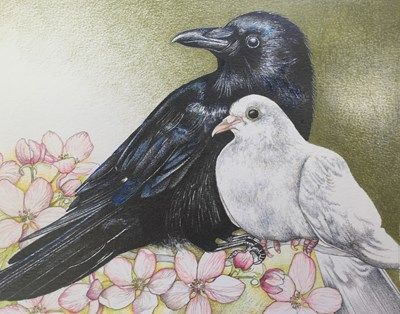 BONNIE HELEN HAWKINS Crow And Dove, Dove And Raven, Peasant Boy, Most Beautiful Flower, The Servant, Palace Gardens, Weeping Willow Tree, Quoth The Raven, Edgar Allen Poe