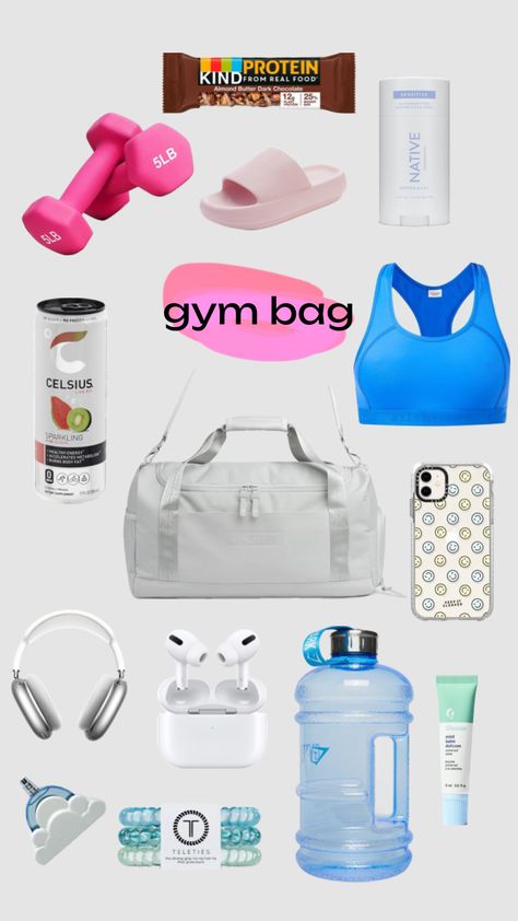 #gymbag School Gym Bag Essentials, Gym Girlies, Personalized Sports Gifts, School Backpack Essentials, Gym Bag Essentials, Backpack Essentials, Routine Tips, School Gym, Astuces Diy