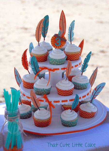 Pocahontas Birthday Party, Pow Wow Party, Birthday At The Beach, Indian Birthday Parties, Indian Theme, Birthday Ideas For Her, Wild One Birthday Party, Cake Party, Cowboy Party