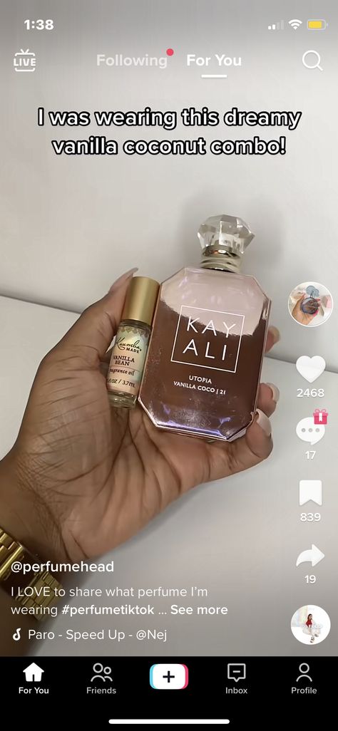 Kayali Vanilla, Fragrances Perfume Woman, Perfume Body Spray, Vanilla Perfume, Perfume Collection Fragrance, Shower Skin Care, Body Smells, Smell Goods, Vanilla Coconut