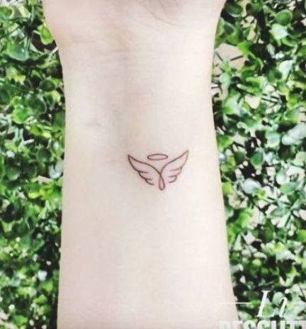 Top 30 Best angel wings tattoo ideas for Men & Women in 2023 Angel Wings Tattoo Ideas, Wing Tattoo Ideas, Angel Wing Wrist Tattoo, Wings Tattoo Ideas, Wing Tattoos On Wrist, Small Angel Tattoo, Small Angel Wing Tattoo, Angel Tattoo For Women, Angel Wing Tattoo