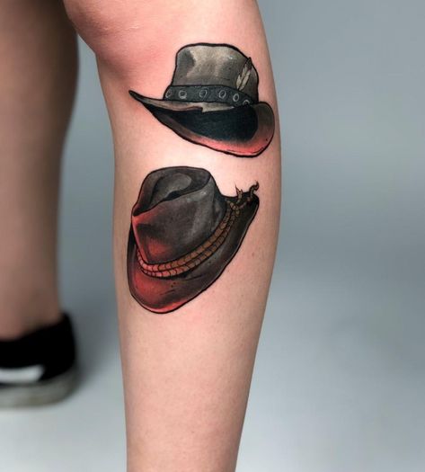 Highwaymen Tattoo, John Marston Tattoo, Arthur Morgan Hat Tattoo, Arthur Morgan Tattoo Ideas, Arthur Morgan Tattoo, Red Dead Redemption Tattoo, Rdr2 Tattoo, Red Dead Redemption Art, Western Tattoos