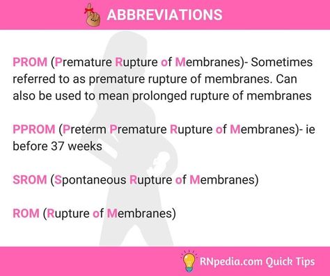 Premature Rupture Of Membranes, Obgyn Notes, Midwifery Notes, Lvn School, Obstetrics Nursing, Nursing School Studying Cheat Sheets, Obgyn Nurse, Doula Bag, Nursing School Scholarships