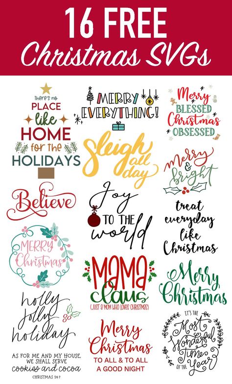 Cricut Svg Files Free Christmas, Free Christmas Cricut Svg Files, Free Cricut Christmas Svg, Free Christmas Svgs For Cricut, Cricut Christmas Fonts, Its The Most Wonderful Time Of The Year, Free Christmas Svg Files For Cricut, Christmas Fonts For Cricut, Its The Most Wonderful Time Of Year Sign