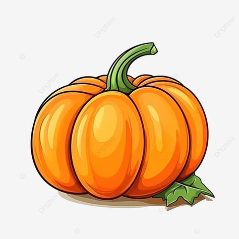 fresh pumpkin cartoon healthy vegetable food organic ripe fresh natural pumpkin cartoon isolated p Pumpkin Illustration Autumn, Food Symbol, Happy Thanksgiving Clipart, Pumpkin Cartoon, Pumpkin Food, Image Of Fish, Autumn Food, Pumpkin Carving Designs, Pumpkin Illustration