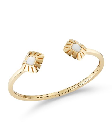 Elizabeth Locke Jewelry & Earrings at Neiman Marcus Yellow Gold Cuff Bracelet, Elizabeth Locke, Queens Jewels, Semi Precious Stone Bracelet, Latest Bracelets, Diamond Bangles Bracelet, Buy Earrings, Gold Bracelet Cuff, Gold Cuffs