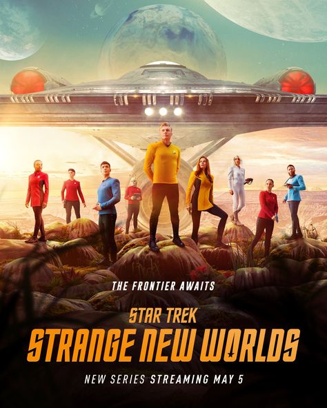 The Star Trek: Strange New Worlds Official Trailer is Here Star Trek: Enterprise, Star Trek Strange New Worlds, Anson Mount, Dean Cain, Strange New Worlds, Rebecca Romijn, Artemis Fowl, New Star Trek, Bill Hader