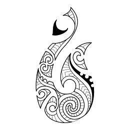 Fish Hook Tattoo, Maori Tattoo Frau, Maori Fish Hook, Maori Tattoo Meanings, Hook Tattoo, Ta Moko Tattoo, Stammestattoo Designs, Fishing Hook Tattoo, Tato Maori