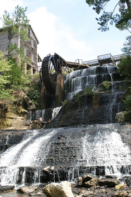 Dunn's Falls, Meridian Mississippi...10th Anniversary Dunn Family Vacation location??? Places To Visit In Mississippi, Meridian Mississippi, Rugged Landscape, Mississippi Travel, Most Beautiful Places To Visit, River Falls, Water Wheel, Summer Holidays, Beautiful Places To Visit