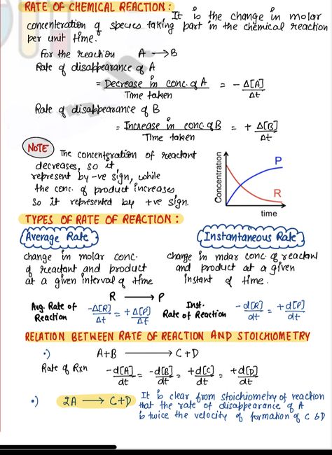 Chemical Kinetics Notes Class 12, Chemistry Flashcards, Science Quotes Funny, Chemistry Class 12, Neet Notes, Chemical Kinetics, Chemistry Study Guide, Chemistry Projects, Chemistry Basics