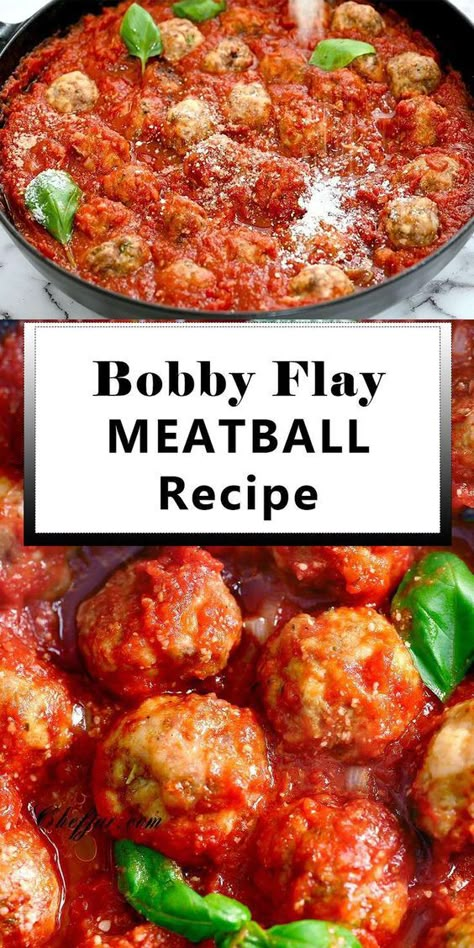 Bobby Flay Meatballs, Easy Recipes Beef, Portuguese Plates, Best Meatball Recipe, Best Italian Meatball Recipe, Homemade Italian Meatballs, Makanan Rendah Kalori, Italian Meatballs Recipe, Sauce Spaghetti