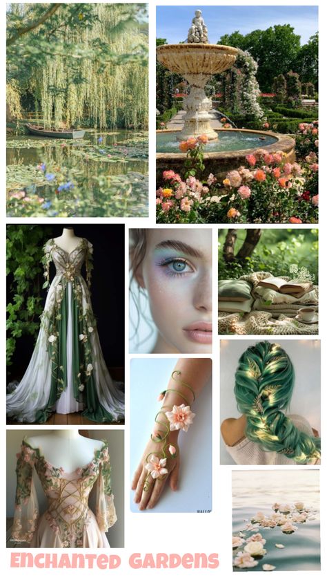 Mermay Prompt, Dream Costume, Enchanted Gardens, Night Wedding, Enchanted Garden, Wedding Night, Enchanted, Birthday, Color