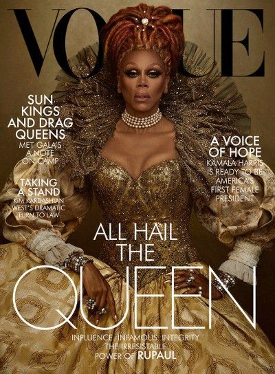 Cover Vogue, Rupaul Drag Queen, Queen Aesthetic, Rupaul Drag, Vogue Covers, Race Queen, Rupauls Drag Race, Vogue Magazine, Rupaul