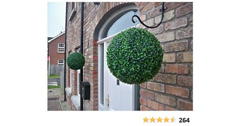 Best Artificial Pair of 36cm Green Boxwood Buxus Grass Topiary Hanging Balls Topiary Balls, Artificial Plant Arrangements, Plastic Grass, Artificial Plants Indoor, Artificial Topiary, Fleurs Diy, Boxwood Topiary, Artificial Plants Outdoor, Artificial Boxwood