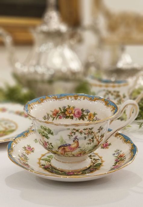 Royal Albert Chelsea Bird Tea Cup was just added to our collection at Pretty Tea Parties in Walnut Creek, CA Elizabeth Arden White Tea, Royal Albert Rose Confetti, Royal Albert Mug, Walnut Creek, Fairy Tea Parties, Ornate Teacup, Royal Albert, Tea Party, Chelsea