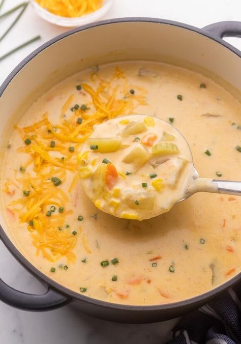 Tomato And Potato Soup, Nacho Potato Soup, Cheesy Potato Soup Velveeta, Southwest Potato Soup, Jalapeno Potato Soup, Fiesta Nacho Cheese Soup Recipes, Nacho Cheese Soup Recipe, Mexican Cheese Soup, Mexican Potato Soup