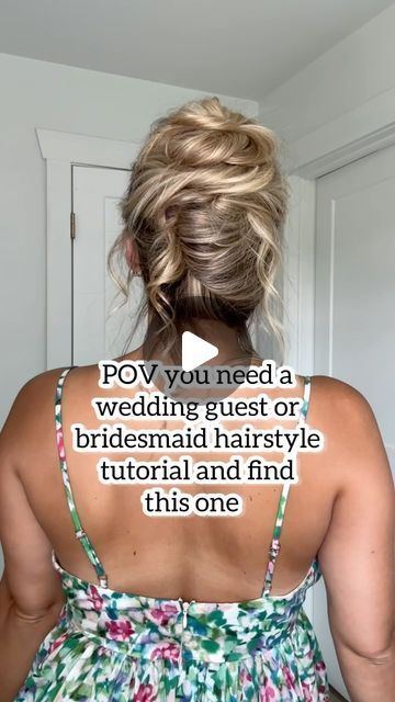 Hair Idea For Wedding Guest, Beach Wedding Hair Guest, Easy Wedding Guest Hairstyles Updo, Updo For Wedding Guest, Boho Hairstyles Wedding, Updo Wedding Guest, Summer Wedding Guest Hair, Wedding Guest Updo Easy, Easy Wedding Guest Hair