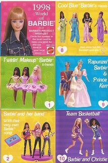 Barbie catalogue 1998 Barbie Presentation, Barbie Catalog, Barbie 90s, Cool Colors, Barbie Friends, Barbie Fashion, Barbie Doll, Rapunzel, In The Heart