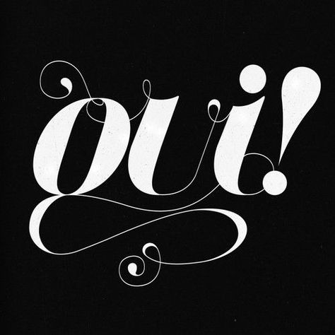 By Matt Owens Inspiration Typographie, Friday Im In Love, Graphic Design Collection, I Love Paris, Typography Letters, Oui Oui, Typography Inspiration, Design Branding, Typography Design