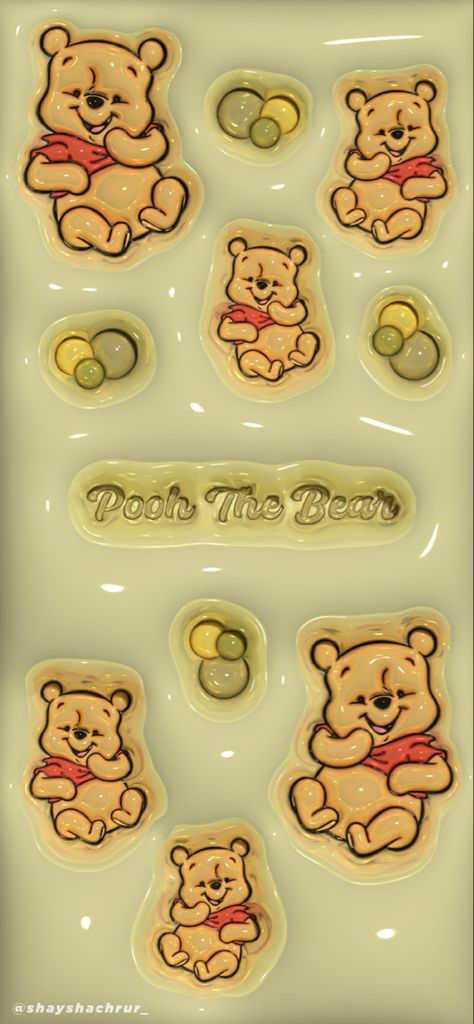 3d Wallpaper Iphone, Winnie The Pooh Pictures, Jelly Wallpaper, Retro Wallpaper Iphone, Bubbles Wallpaper, Cute Laptop Wallpaper, Apple Icon, Picture Frame Decor, Y2k Wallpaper