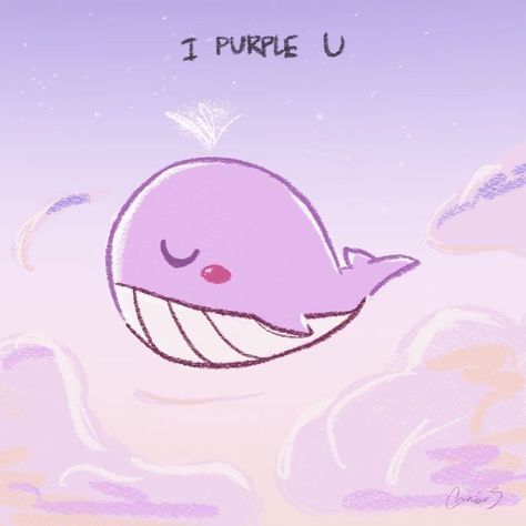 Purple Whale, Bts Purple, Rm Jungkook, Whale Drawing, Cartoon Whale, Magic Runes, Bts Tattoos, Whale Tattoos, V Jimin