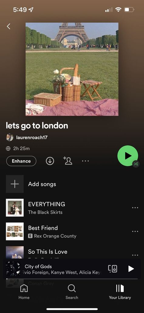 London Playlist, Alicia Key, Aesthetic Spotify, City Of God, Spotify Playlists, Cozy Vibes, This Is Love, Lets Go, Conan Gray