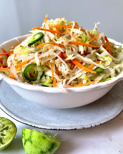 Curtido Recipe (Salvadoran Slaw) | Kitchn Cortido Recipe, Curtido Recipe, Salvadoran Food, Salvadorian Food, Fermented Cabbage, Creamy Tomato Soup, Cabbage Slaw, Cabbage Salad, Cabbage Recipes