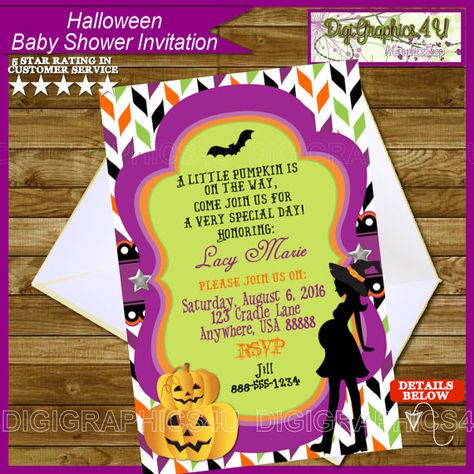 Halloween Baby Shower Personalized Invitation Printable Digital File Pumpkin Carving Party Invitations, Halloween Baby Shower Ideas, Baby Shower Host, Halloween Invite, Baby Shower Party Invitations, Halloween Baby Shower Theme, Pumpkin Carving Party, Invitation Halloween, Invitation Text