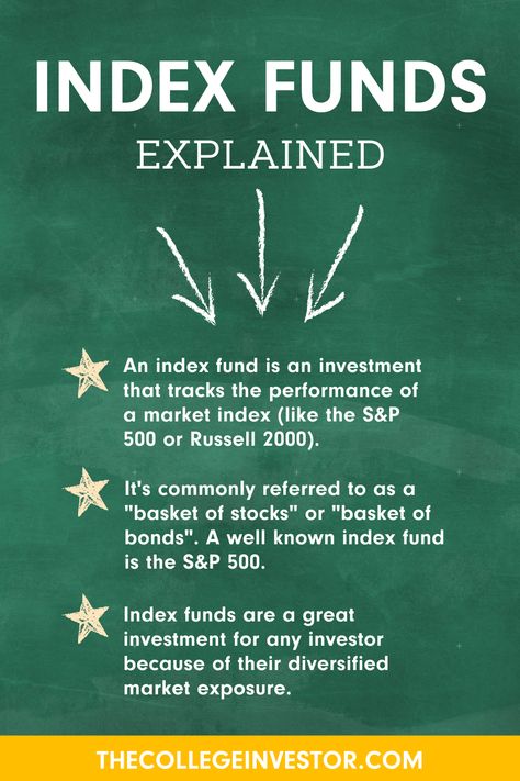 Here's what you need to know about Index Funds! What is it? 📈 An index fund is an investment that tracks the performance of a market index (like the S&P 500 or Russell 2000). It's typically made up of stocks or bonds. This investment is commonly referred to as a "basket of stocks" / "basket of bonds". See the pin for more details. 👀 SAVE this pin so you never have to wonder what an index is again! 📍 Index Funds For Beginners, S&p 500 Index Fund, Index Funds Investing, Finance Girl, Stock Investment, Accounting Education, Index Funds, Investment Strategies, 5 Pillars