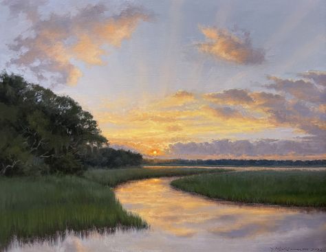 Low Country Paintings, Low Country Homes, Country Paintings, Country Artists, Low Country, Country House, Paintings, Art