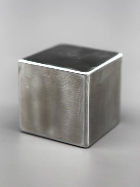 Steel Cube by Elektra Steel Senior Year Art, Metal Drawing, Japanese Robot, Paper Sculptures, Texture Drawing, Chrome Material, School Art Projects, Metal Texture, Robot Design