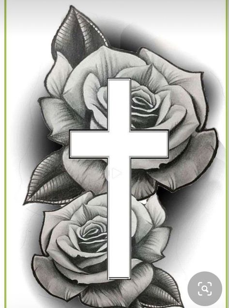 Cross With Roses, Rose Tattoo Stencil, Half Sleeve Tattoo Stencils, Creative Selfie, Half Sleeve Tattoos Drawings, Rose Tattoos For Men, Hand Tattoos For Girls, Cross Tattoo For Men, Men Tattoos Arm Sleeve