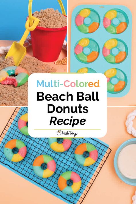 Summer Themed Party, Donut Batter, Salted Caramel Fudge, Birthday Donuts, Colorful Desserts, Summer Party Themes, Donuts Recipe, Summer Baking, Fruity Cocktails