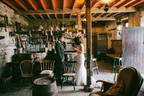 Irish pub wedding, A Rustic elopement from Essex to Wicklow, Ireland ElopetoIreland.com Irish Pub Wedding, Victorian Celestial, Pub Wedding Reception, 20 Year Vow Renewal, Z Table, Ireland Pubs, Rustic Elopement, Byers Choice Carolers, Lots Of Friends