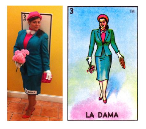 Loteria Costume, Loteria Party, Loteria Art, Mexican Bingo, Teacher Costumes, Eve Best, Harvest Fest, Halloween Costume Outfits, 30th Birthday Parties