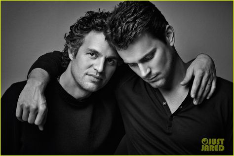 Matt Bomer & Mark Ruffalo Pose in Character for Beautiful 'Normal Heart' Image | matt bomer mark ruffalo w magazine 01 - Photo Happy Birthday Matt, Robert Maxwell, Matt Bomer White Collar, The Normal Heart, Normal Heart, Ryan Murphy, Mark Ruffalo, Matt Bomer, Lose 40 Pounds