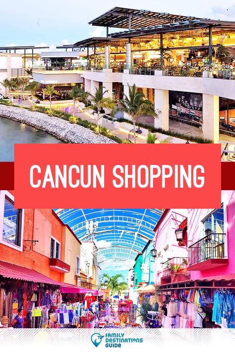 Want ideas where to shop when in Cancun? We’re FamilyDestinationsGuide, and we’re here to help: Discover Cancun’s best malls and shopping centers. #cancun #cancunshopping #cancunvacation #cancunwithkids #familyvacation Cancun City, Travel Cancun, Downtown Cancun, Cancun Hotel Zone, Cancun Travel, Florida Family Vacation, Cancun Vacation, Cancun Airport, Cancun Trip