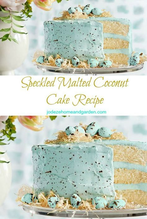 Apr 15, 2019 - Browse our home and garden articles for fresh ideas on gardening, recipes, DIY projects, and home and garden needs. Malted Coconut Cake, Easter Brunch Treats, Brunch Treats, Brunch Easter, Easter Crafts For Adults, Coconut Cake Recipe, Easter Baking, Easter Dinner, Easter Dessert